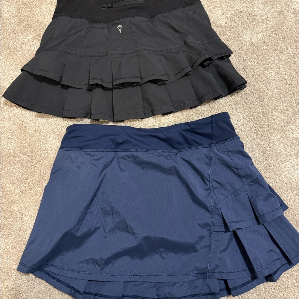 Ivivva Black and Blue Kids Skirts